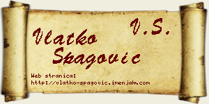 Vlatko Špagović vizit kartica